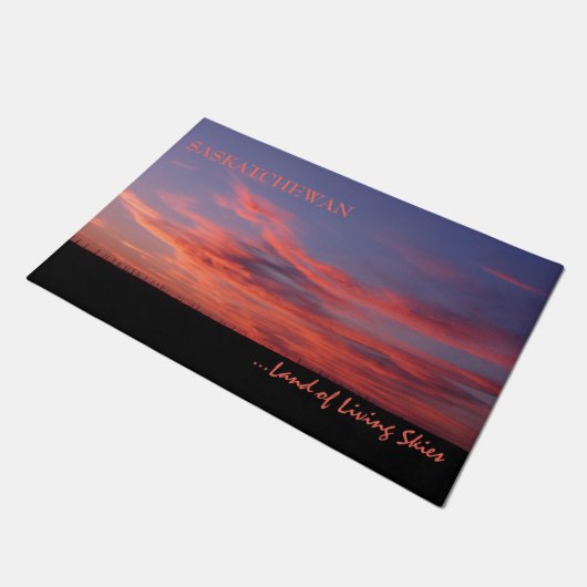 Land des lebendigen Luftraums Fußmatte (Schrägansicht)