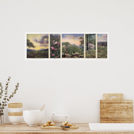 Land des Sky Poster 1917 (Küche)