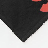 Land des Steak Barbecue Fleisch Grill Funny Tex Fleecedecke (Ecke)