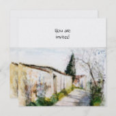 LAND DES TUSKANISCHEN EISES EINLADUNG (Vorne/Hinten)