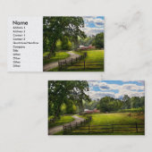 Land - die Weide Visitenkarte (Vorne/Hinten)