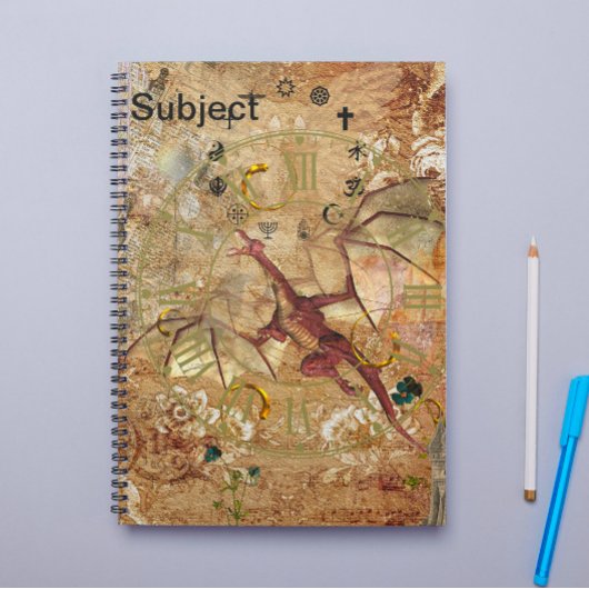 Land-Dragons-Notebook Notizblock