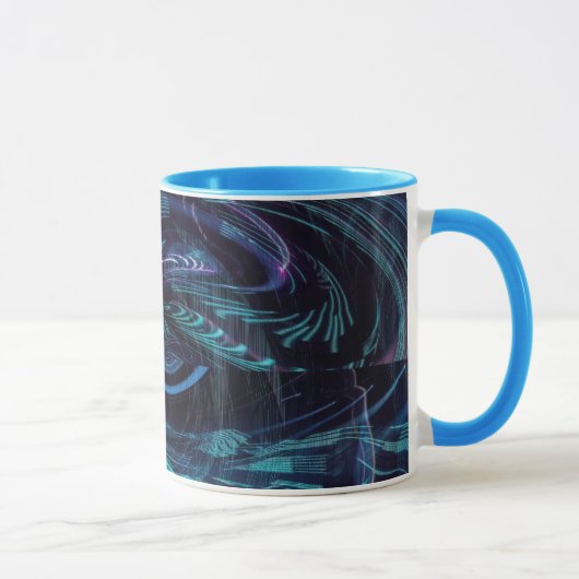 Land durch gläserne Tasse (Rechts)
