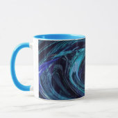 Land durch gläserne Tasse (Links)