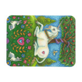 Land Eden Unicorn serpent MAGNET (Horizontal)