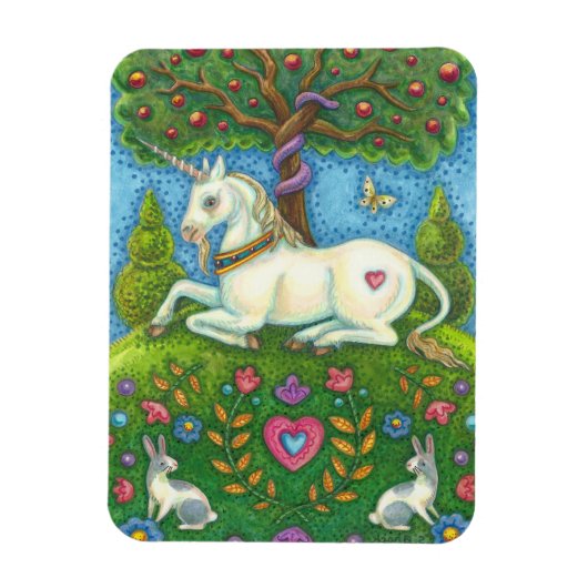 Land Eden Unicorn serpent MAGNET (Vertikal)