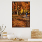 Land - Ein Spaziergang im Park Poster (Küche)