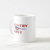 Land-erste John McCain Sarah Palin Kaffee-Tasse Kaffeetasse (Vorderseite Links)