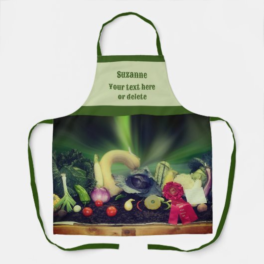 Land Fair Prize Gemüse Personalisiert Schürze (Vorderseite)