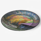 Land Farm Tobacco Barn Personalisiertes Party Pappteller (Schrägansicht)