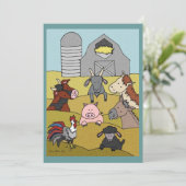 Land Farmlife 8 Einladung (Stehend Vorderseite)