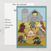 Land Farmlife 8 Einladung (Vorne/Hinten)