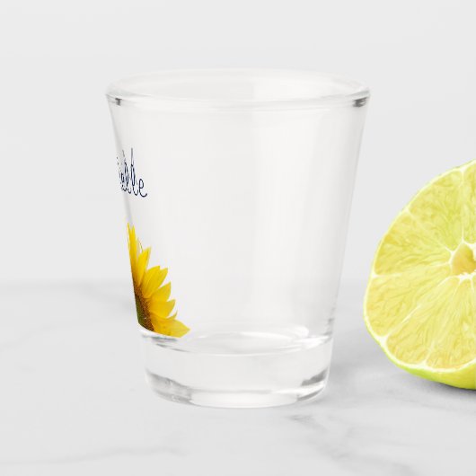 Land Flora Personalisiert  Schnapsglas (Rechts)