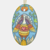 LAND FOLK ART TÜRKEI, ERNTEDANK ORNAMENT (Links)