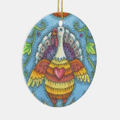 LAND FOLK ART TÜRKEI, ERNTEDANK ORNAMENT Rnd (Rechts)