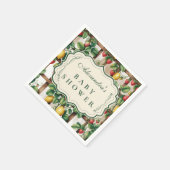 Land Fruchtgarten Baby Shower Serviette (Ecke)