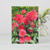 LAND GARDEN BLUME EINLADUNG (Stehend Vorderseite)