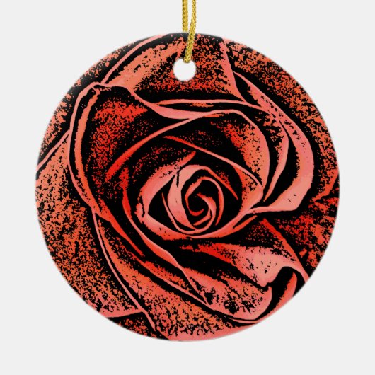 LAND GARDEN BLUME KERAMIK ORNAMENT (Vorne)