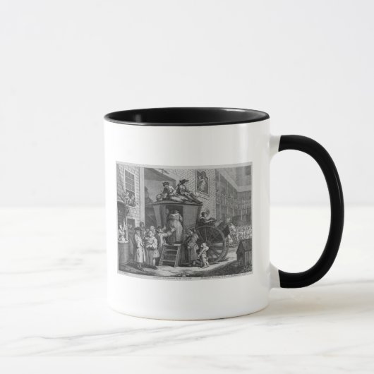Land-Gasthaus-Yard, 1747 Tasse (Rechts)