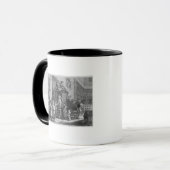 Land-Gasthaus-Yard, 1747 Tasse (Vorderseite Links)