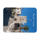 Land Gate in Korcula Stadt - Dalmatien, Kroatien Magnet (Horizontal)