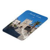 Land Gate in Korcula Stadt - Dalmatien, Kroatien Magnet (Linke Seite)