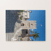 Land Gate in Korcula Stadt - Dalmatien, Kroatien Puzzle (Horizontal)