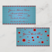 Land gemütlich visitenkarte (Vorne/Hinten)