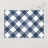 Land Gingham Beilagen Begleitkarte (Rückseite)