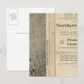 Land Grant of North Dakota Postkarte (Vorne/Hinten)