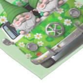 Land Grüne Gnome Kurzer Tischläufer (Ecke)