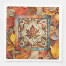 Land Herbst Leaf Papier Napkin