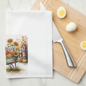 Land Herbsternte, Vintage Herbsternte, Geschirrtuch (Viertel Falte)