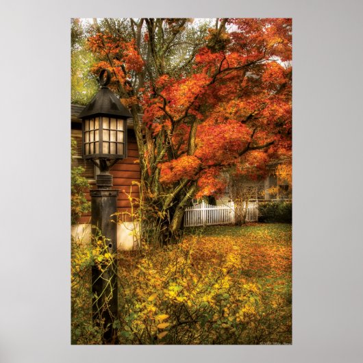Land - Herbstlicht Poster (Vorne)