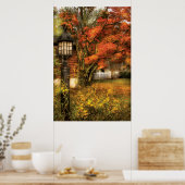 Land - Herbstlicht Poster (Küche)