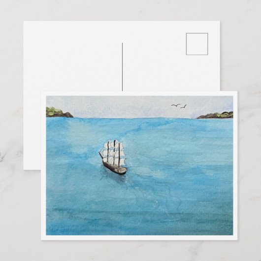 Land Ho Postkarte (Vorne/Hinten)