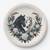 Land Hochzeiten in der Liebe Pappteller (Vorderseite)