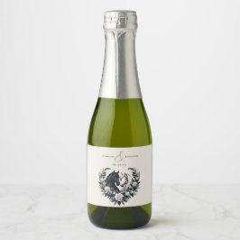 Land Hochzeiten in der Liebe Schaumweinetikett