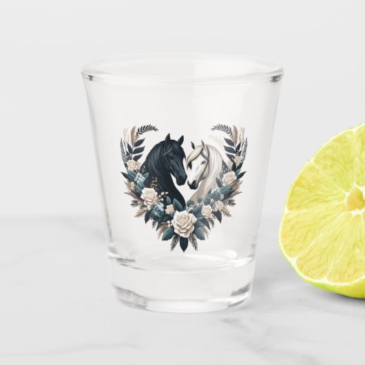 Land Hochzeiten in der Liebe Schnapsglas (Vorderseite)