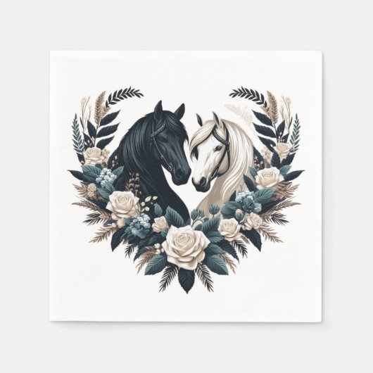 Land Hochzeiten in der Liebe Serviette (Vorderseite)