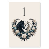 Land Hochzeiten in der Liebe Tischnummer (Rückseite)