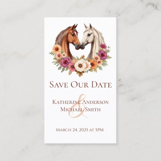 Land Hochzeiten in der Liebe Visitenkarte (Vorderseite)