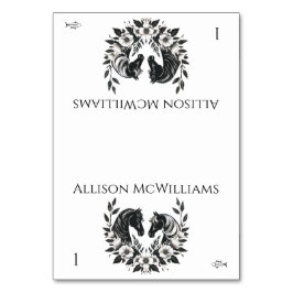 Land Hochzeiten und Blume Tischnummer