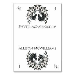 Land Hochzeiten und Blume - Vegetarier Tischnummer