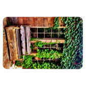 Land Holzbank Weinberge Flexible Magnet (Horizontal)