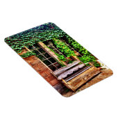 Land Holzbank Weinberge Flexible Magnet (Rechte Seite)