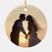 Land-hölzerner rustikaler Winter-neue mit Keramik Ornament (Hinten)