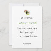 Land Hühner & Rooster Stallhaltung Einladung (Rückseite)