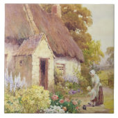 Land-Hütte Fliese (Vorderseite)