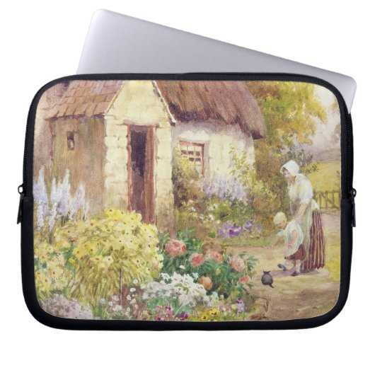 Land-Hütte Laptopschutzhülle (Vorderseite)